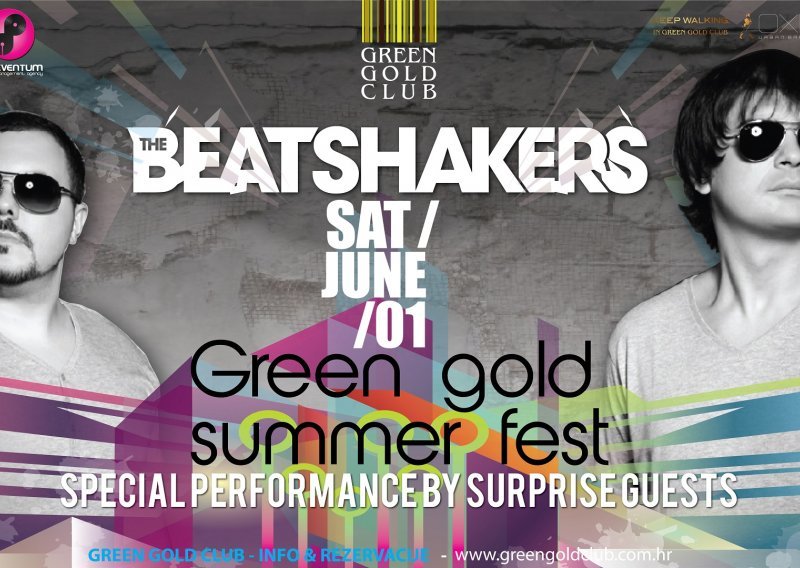 Poznati beogradski DJ dvojac 'The Beatshakers' u Green Goldu