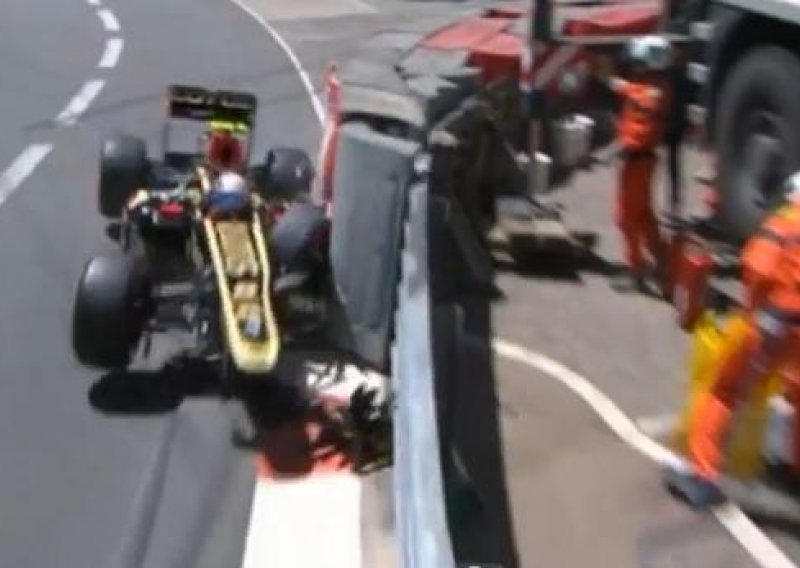 Evo kako je zakucao u ogradu svoj F1 bolid!