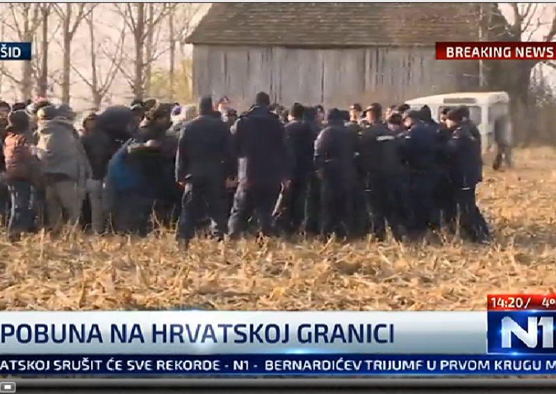 Migranti pokušali prijeći u Hrvatsku preko njiva