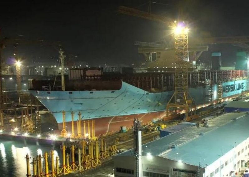 Pogledajte gradnju najvećeg broda na svijetu u 76 sekundi