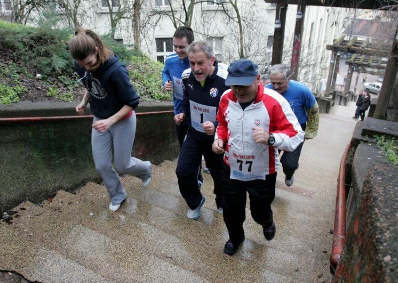 Bandić istrčao 162 stube i citirao Matoša