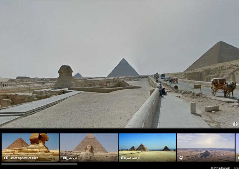 Prošetajte uz piramide u Gizi u udobnosti svog doma