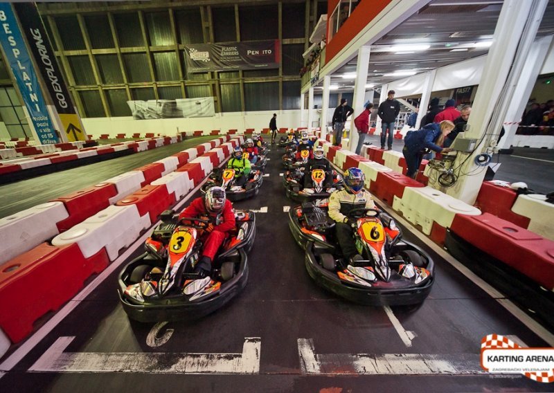 Posebna vožnja za zaljubljene u Karting Areni Zagreb