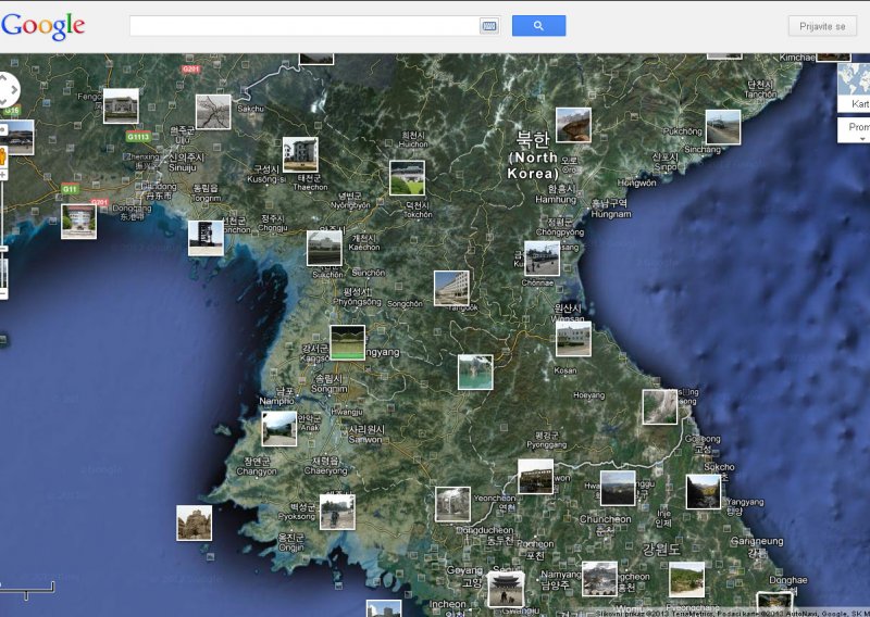 Sjeverna Koreja napokon na Googleovim kartama