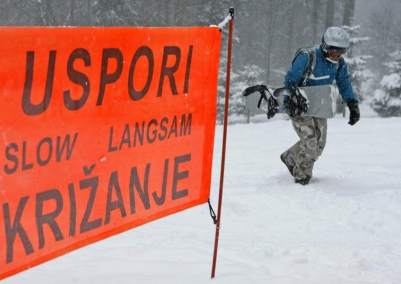 Sljeme zatvoreno zbog previše snijega