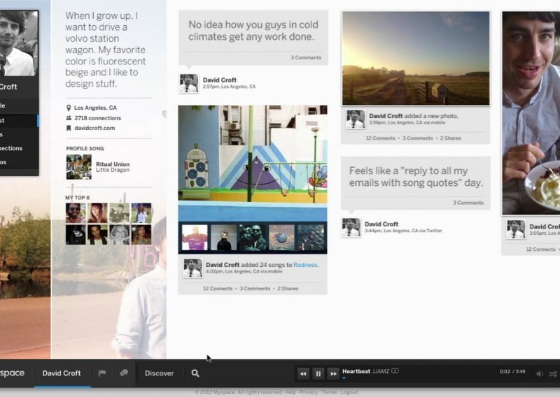Novi MySpace na putu za povratak stare slave
