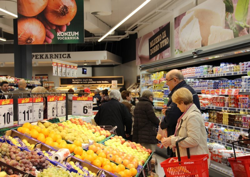 Konzum i dalje najsnažniji, no s nižim tržišnim udjelom