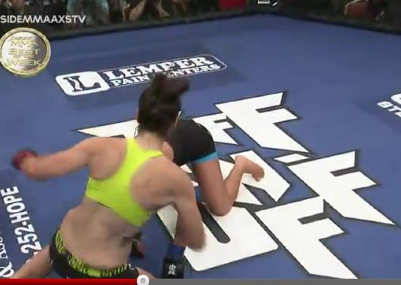 Nova zvijezda ženskog MMA, nokaut za pet sekundi