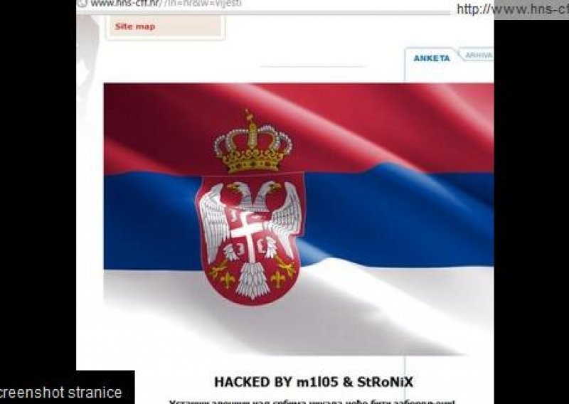 Srpski hakeri napali stranicu HNS-a