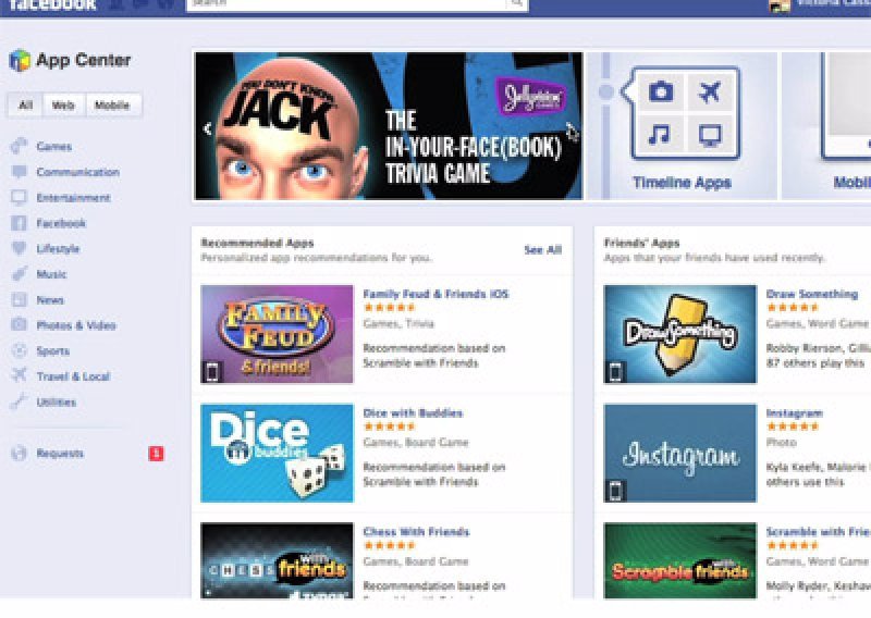 Facebook otvorio dućan s aplikacijama
