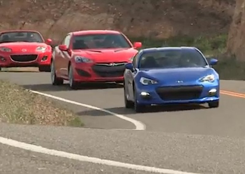 Subaru BRZ protiv Mazde MX-5 i Hyundai Genesisa