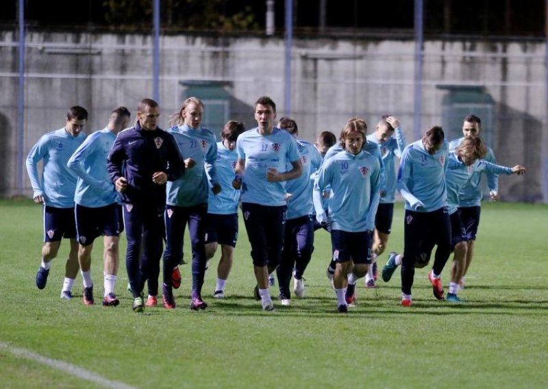 Hrvatski su nogometaši nakon večernjeg treninga bili u izlasku
