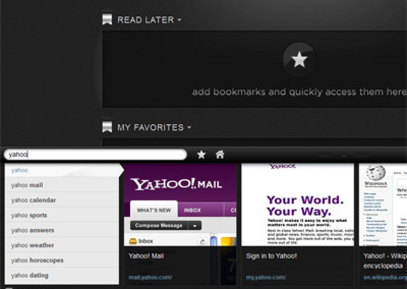 Yahoo predstavio web preglednik Axis