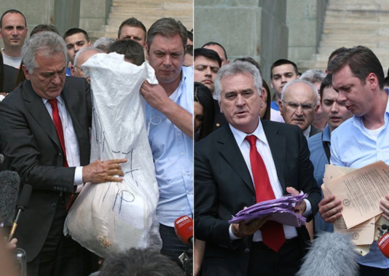 Nikolić donio tri tisuće glasačkih listića nađenih u smeću