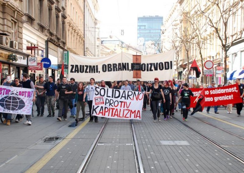 Zagreb joins in 'European Day of Action against Capitalism'