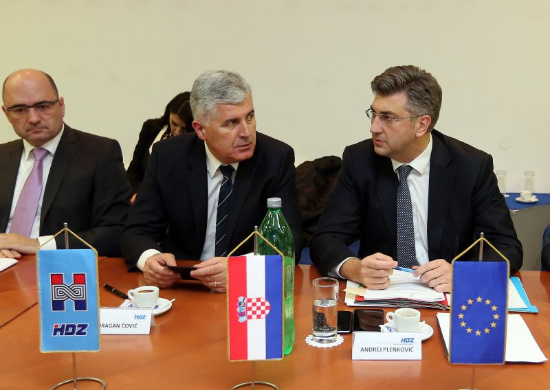 Čović i Plenković: Izmijeniti izborni zakon i osigurati legitimno predstavljanje Hrvata
