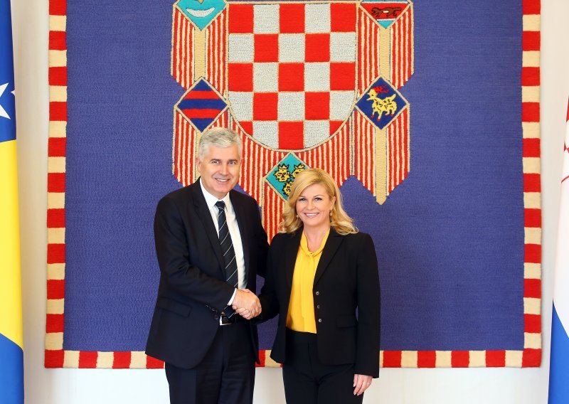 Grabar-Kitarović i Plenković s Čovićem razgovarali o uhićenjima u Orašju