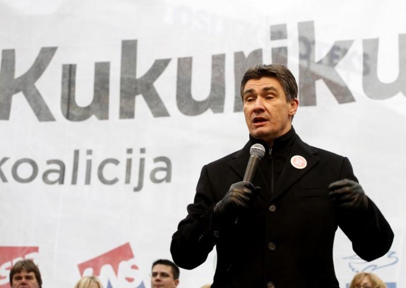 SDP-led coalition holds election rally in Zagreb