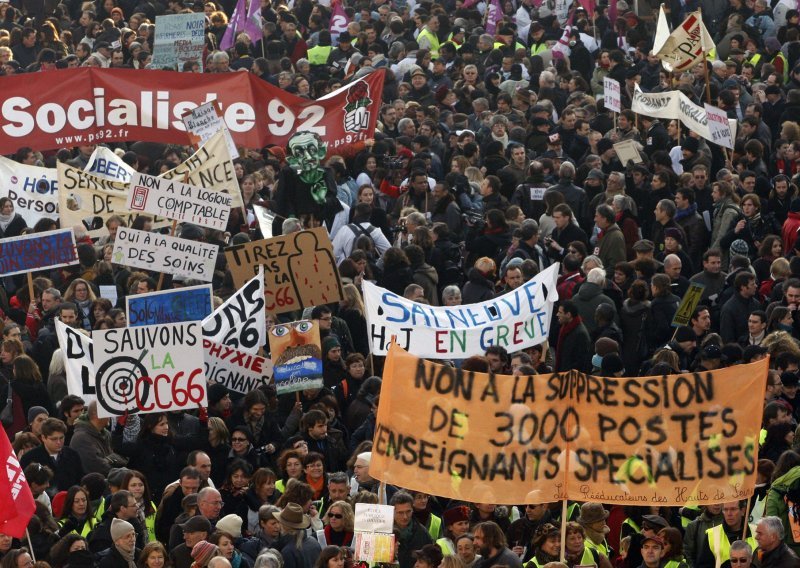Nastavljeni prosvjedi diljem Francuske
