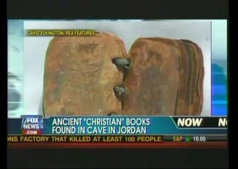 U pećini u Jordanu nađeno 70 metalnih knjiga