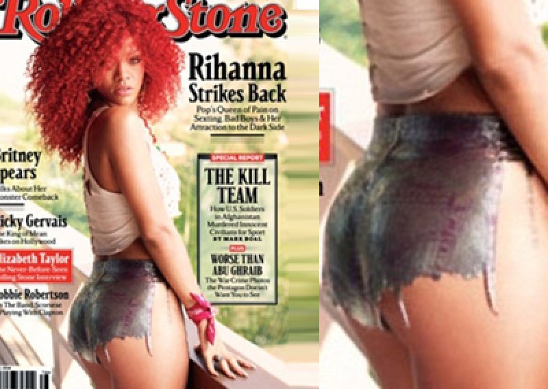 Rihanna razotkrila guzu i zamaskirala se bojama