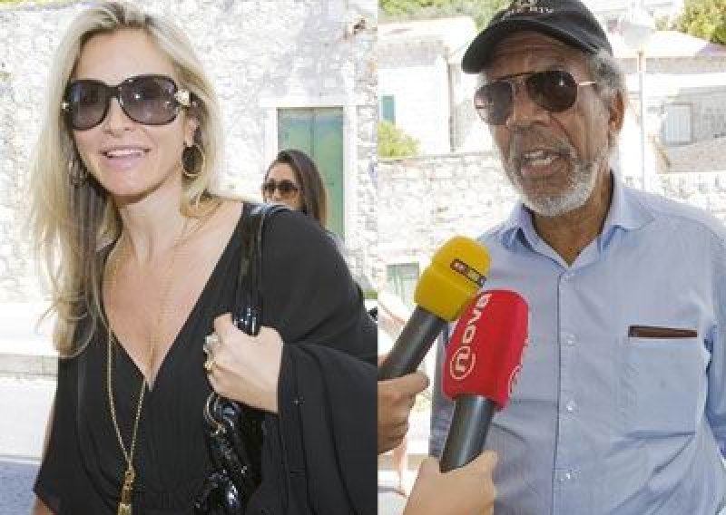 Morgan Freeman i Caprice u Dubrovniku