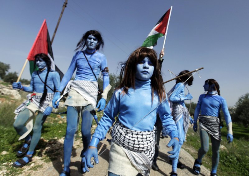 Palestinci protestirali kao Na'viji iz 'Avatara'