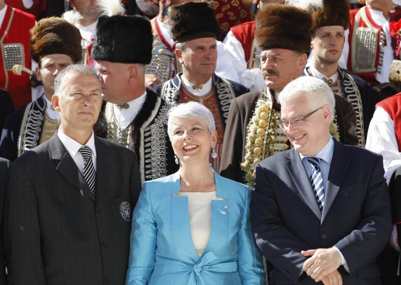 President Josipovic on Alka lancing tournament