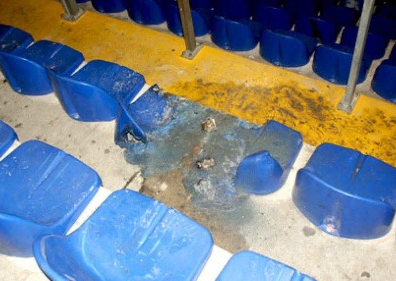 Dinamo: Na sjeveru opet uništene sjedalice
