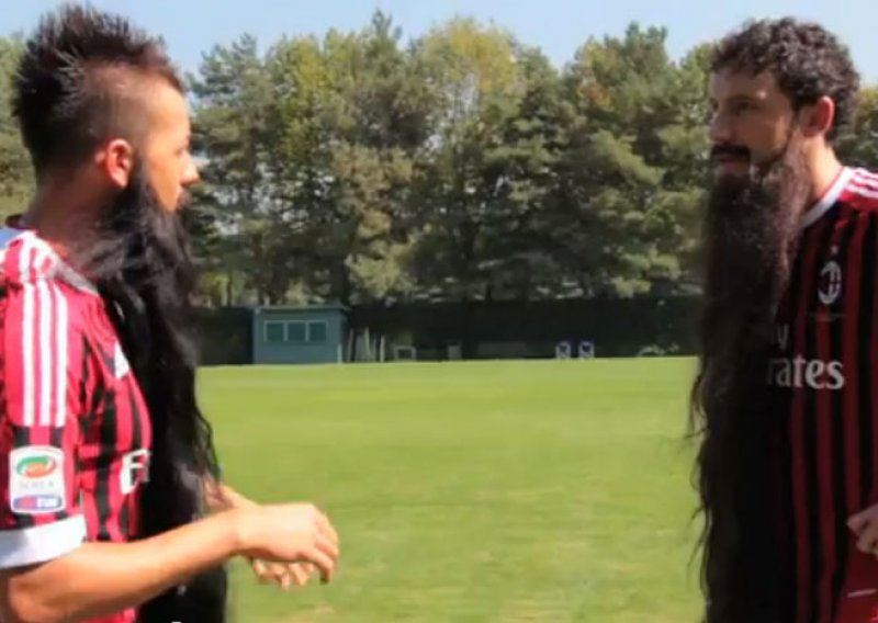 Nogometaši Milana kolektivno pustili brade