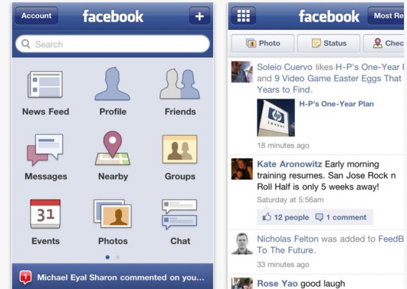 Facebook unaprijedio aplikaciju za iPhone