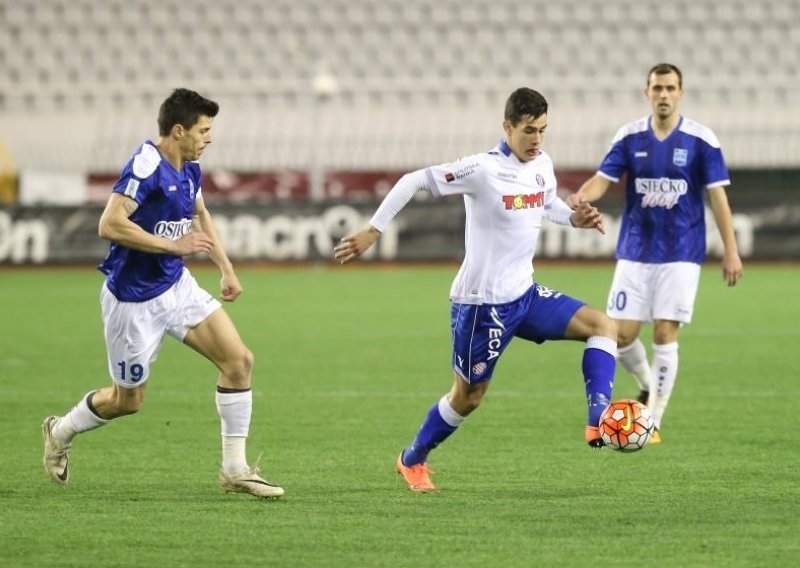 Hajduku minimalna pobjeda na Poljudu protiv Osijeka