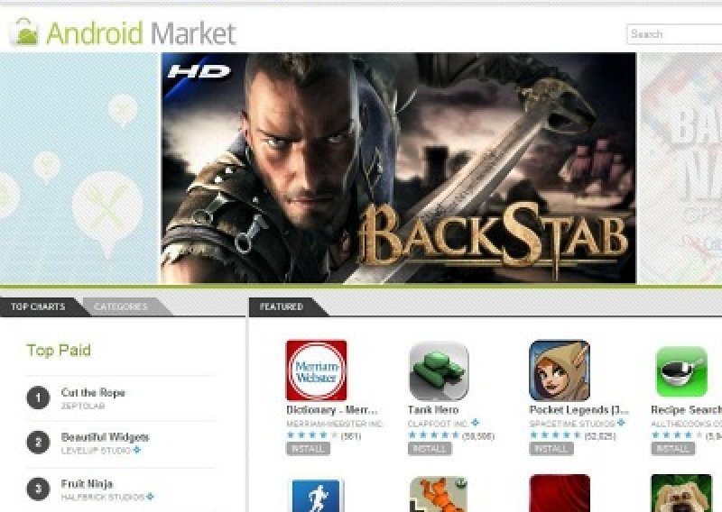 Android Market dobio novi izgled