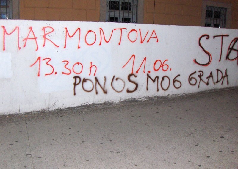Splićani prepravili antigay grafite