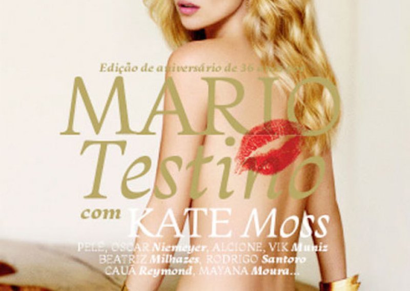 Gola Kate Moss ukrašena narukvicama i tetovažama