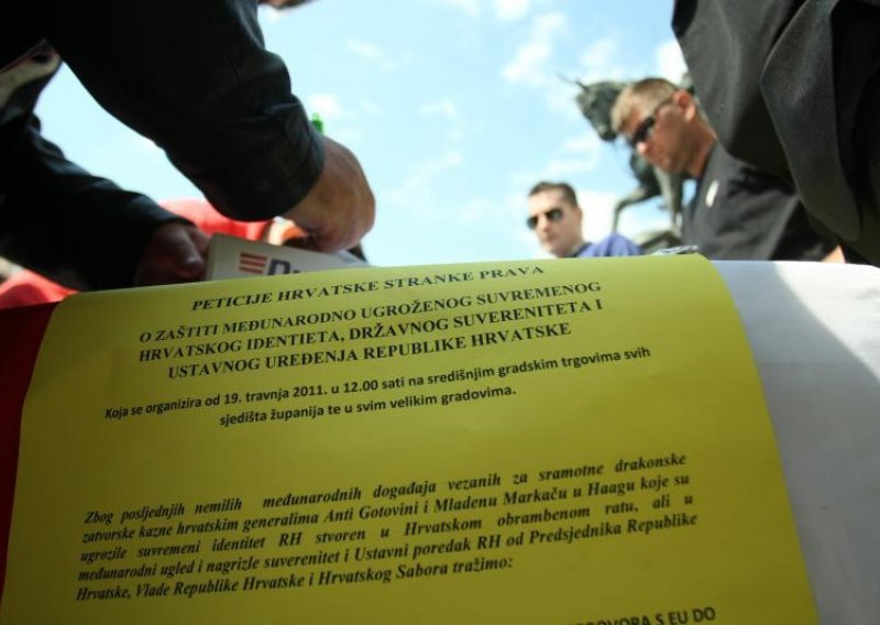 Počelo potpisivanje peticije HSP-a i u Vukovaru i Vinkovcima