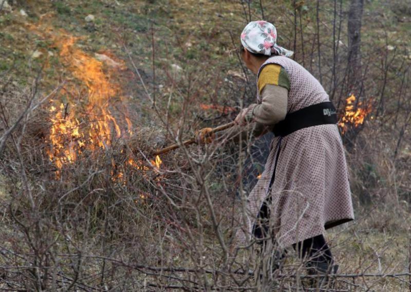 Palila korov pa zapalila raketnu bazu