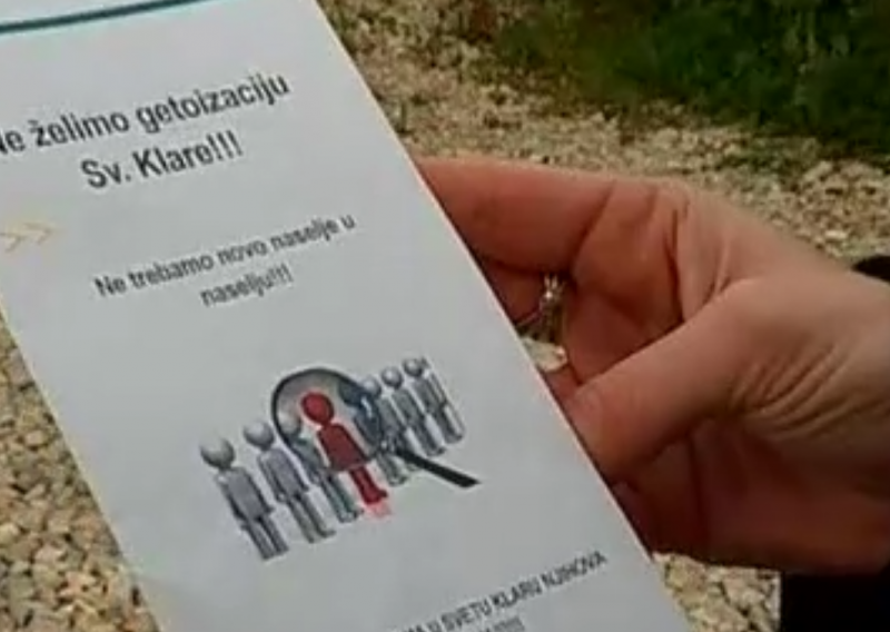 U zagrebačkom naselju dijele letke protiv doseljavanja Roma