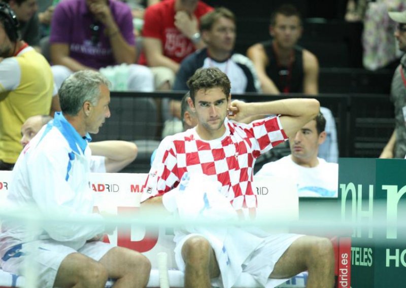 Čilić nemoćan, Srbija u polufinalu Davis Cupa