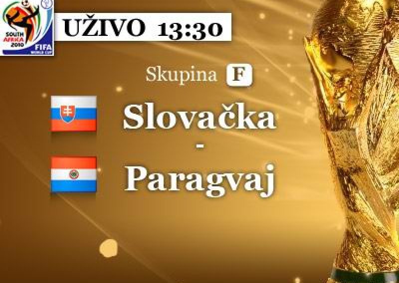 Paragvajci s 2:0 pobijedili Slovake