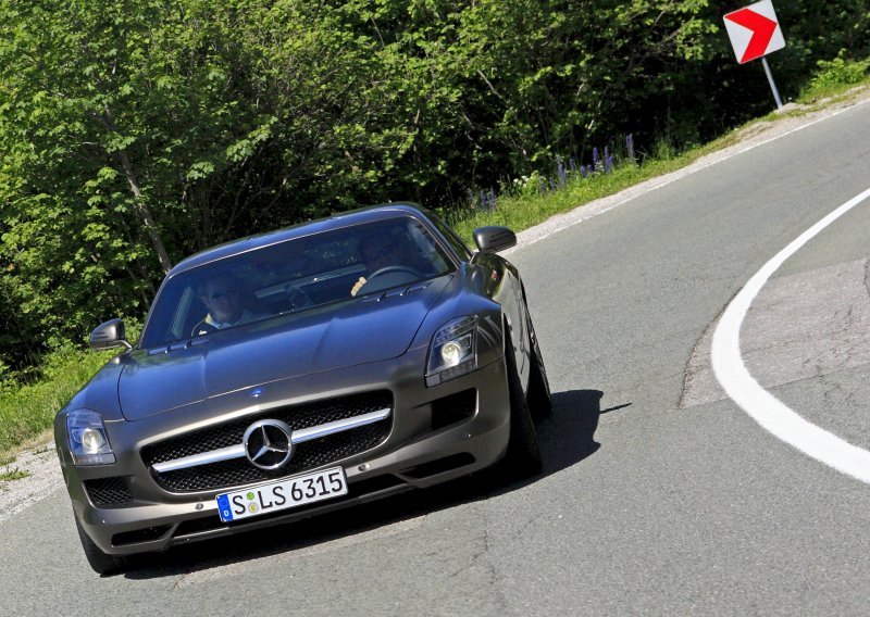 Najbrži Mercedes SLS AMG na Grobniku