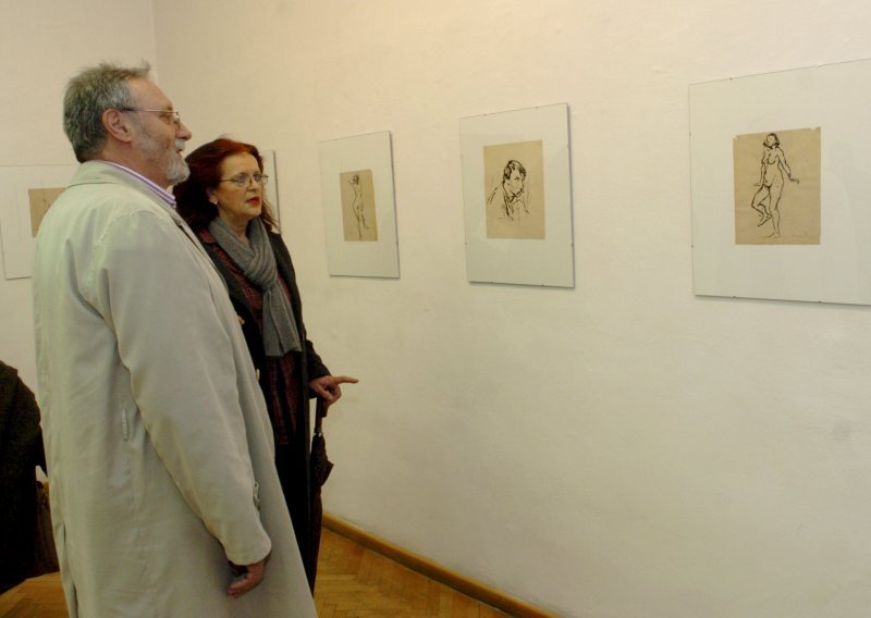 Kinertovi aktovi u salonu Izidor Kršnjavi
