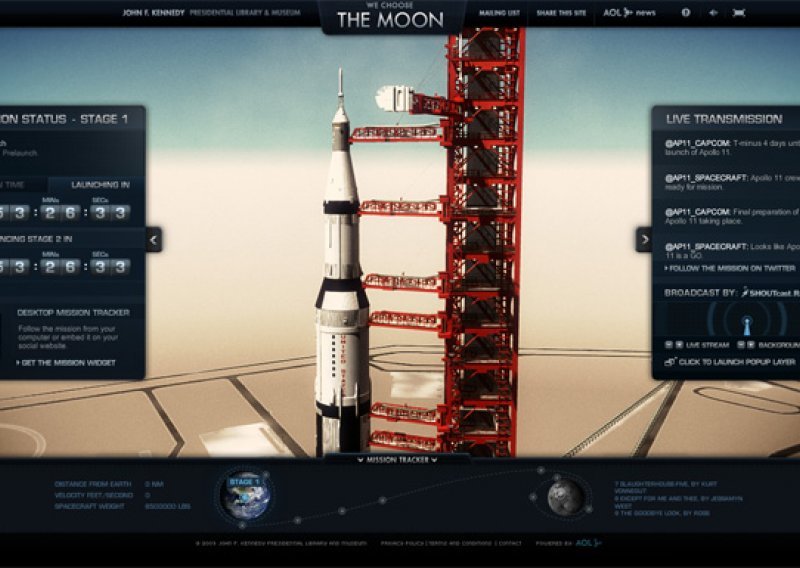 Doživite slijetanje na Mjesec u stvarnom vremenu
