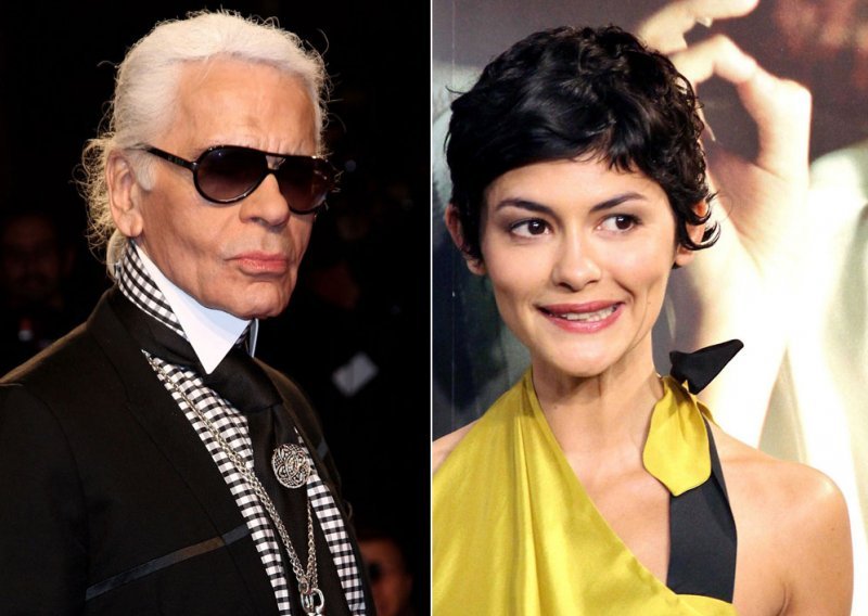 Karl Lagerfeld napao Audrey Tautou