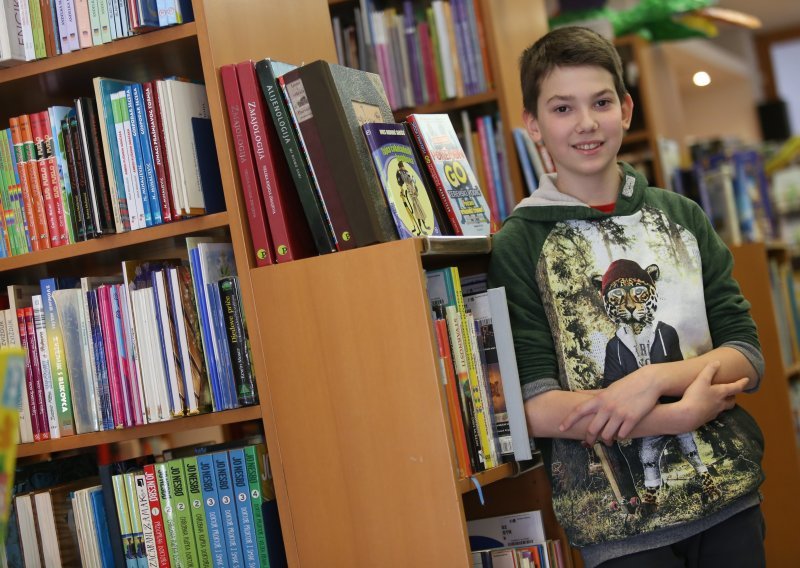 Dvanaestogodišnji Luka Oršanić u prošloj godini pročitao 156 knjiga