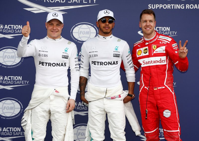 Hamiltonu 'pole position', Vettel odmah do njega