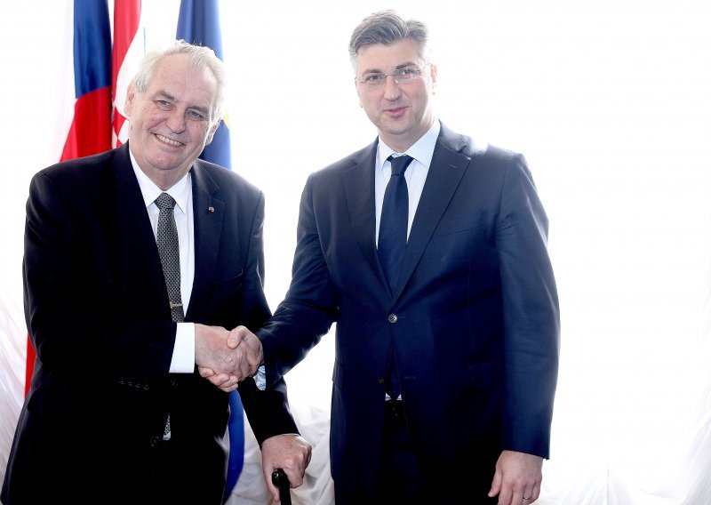 Plenković i Zeman potvrdili dobre bilateralne odnose