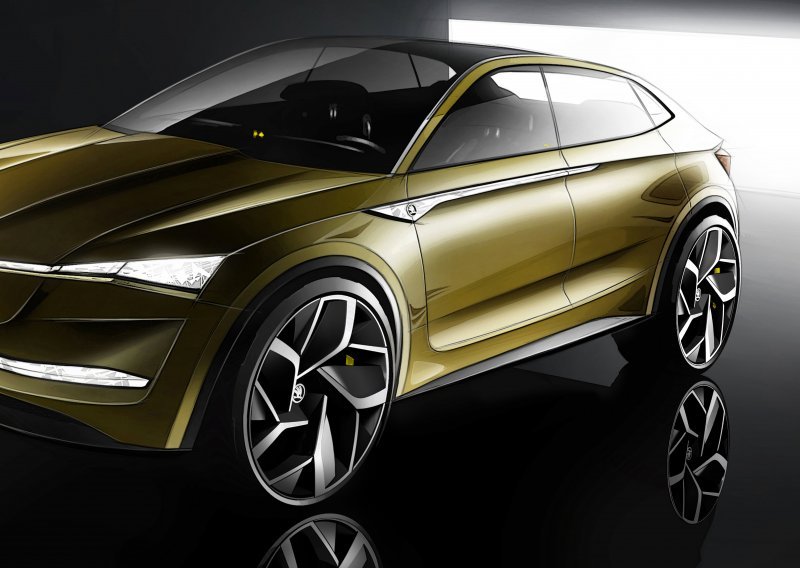 Električna Škoda Vision E s jednim punjenjem odvest će vas 500 kilometara, a maksimalno ćete juriti 180 km/h