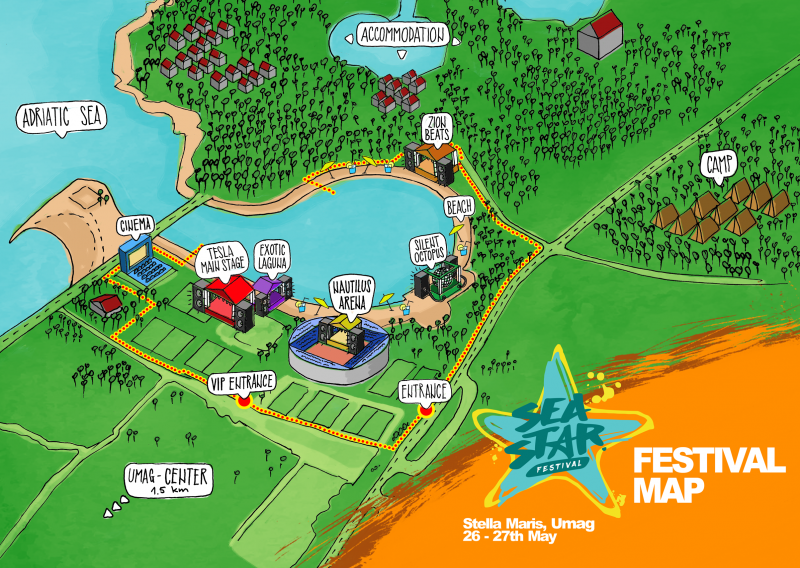 Ovako će izgledati Sea Star Festival u Umagu