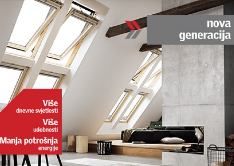 Nova generacija Velux krovnih prozora